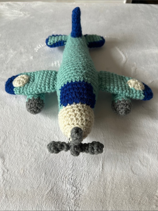 CreativelyM Other - Crochet Airplane- handmade Display item